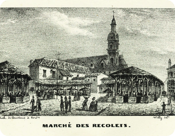 Image d’archive du Marché des Récollets